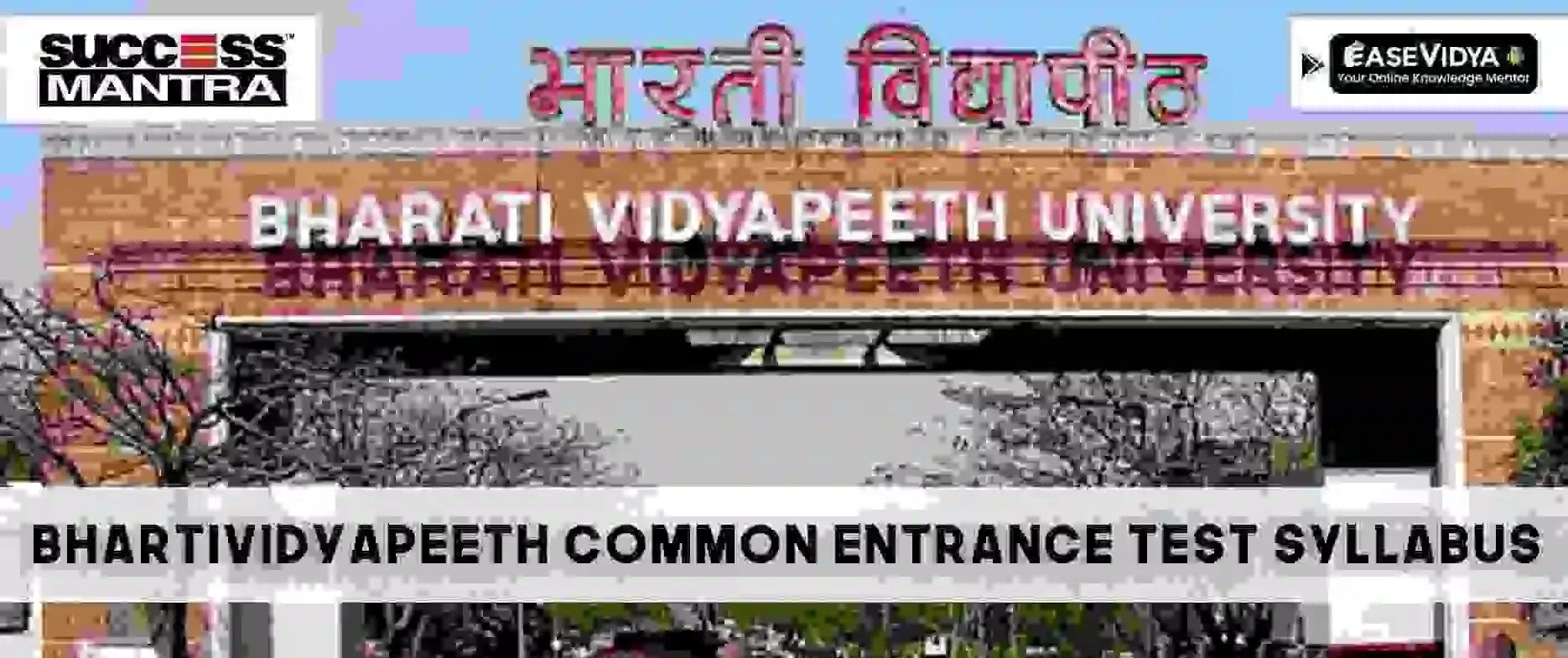 Bharti Vidyapeeth University CET Syllabus 