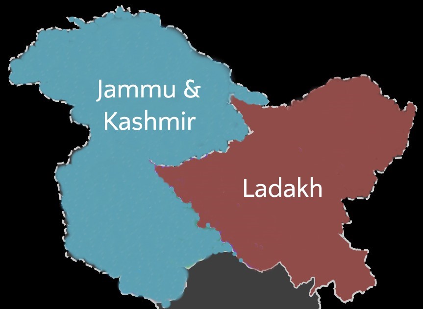 •	Lok Sabha will have five seats from the UT of J-K, while from Ladakh the Lower House of Parliament will have one seat.
